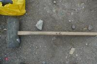 RUBBER SLEDGE HAMMER