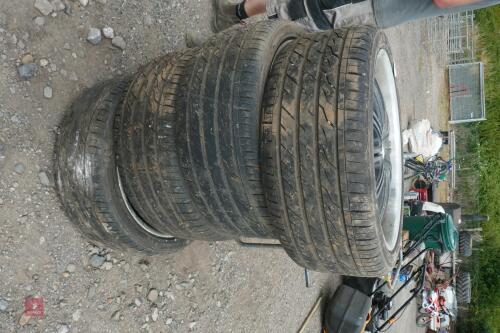 4 RANGE ROVER WHEELS AND TYRES