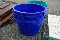 5 STORAGE TUBS - 2