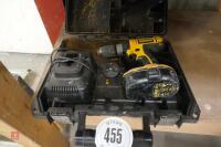 DEWALT CORDLESS DRILL - 3