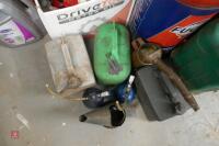 JOB LOT OF OIL, CANS AND FUNNEL - 2