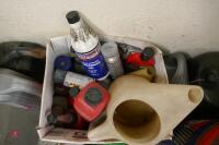 JOB LOT OF OIL, CANS AND FUNNEL - 3