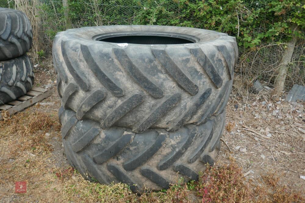 2 MICHELIN ROW CROP TRACTOR TYRES