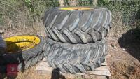 2 TRELLEBORG 600/60-30.5 TRACTOR TYRES - 2