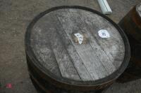 1/2 OAK WHISKY BARREL - 2