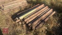 APPROX 25 1.6M WOODEN FENCE STAKES - 4