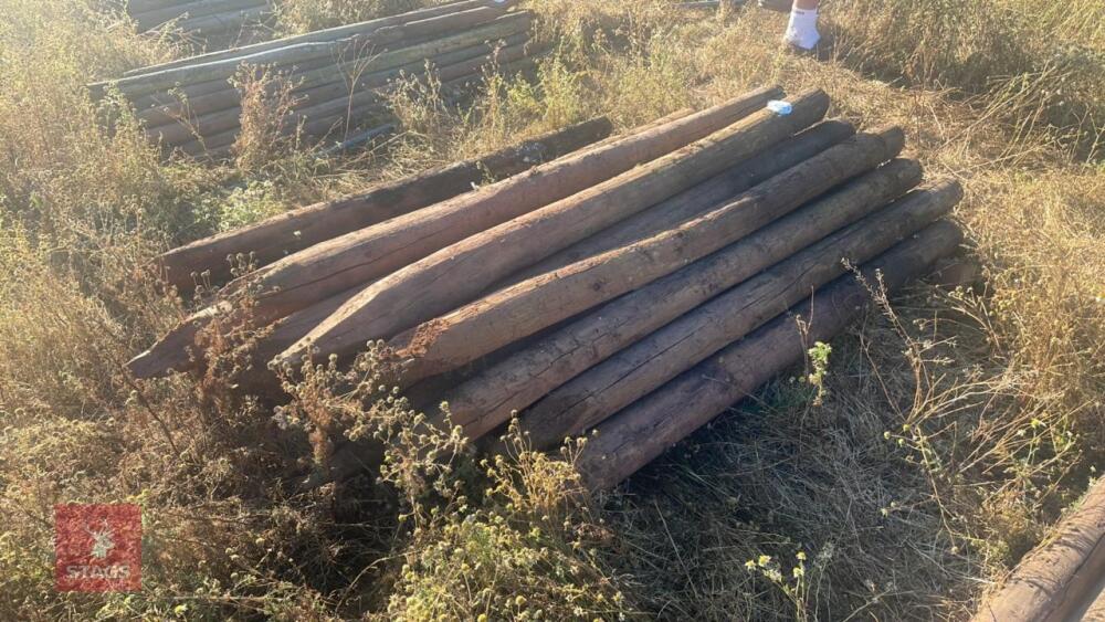 APPROX 25 1.6M WOODEN FENCE STAKES