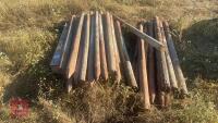 APPROX 25 1.6M WOODEN FENCE STAKES - 2