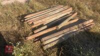 APPROX 25 1.6M WOODEN FENCE STAKES - 3