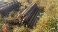 APPROX 25 1.6M WOODEN FENCE STAKE