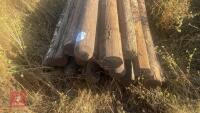 APPROX 25 1.6M WOODEN FENCE STAKE - 4