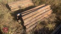 APPROX 25 1.6M WOODEN FENCE STAKES - 2