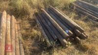 APPROX 25 1.6M WOODEN FENCE STAKES - 2