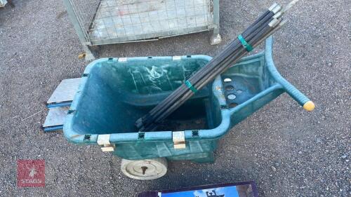 WHEELBARROW & DRAIN RODS