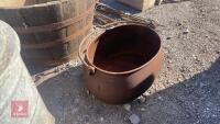 LARGE COULDRON/GYPSY POT - 5