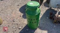 GREEN MILK CHURN - 4