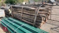 60 X ACACIA STRAINING POSTS - 4