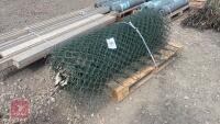 25M X 1.4M ROLL OF CHAIN LINK FENCING - 2