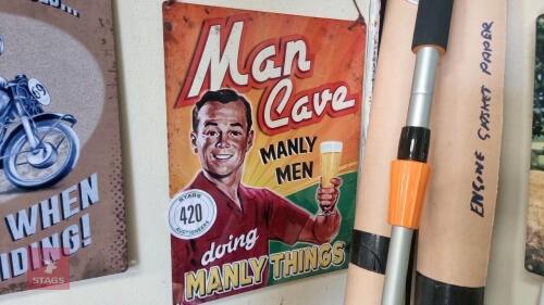 MAN CAVE SIGN