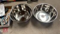 2 X SS BOWLS - 4