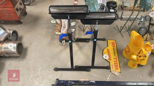 2 X TELESCOPIC ROLLER STANDS