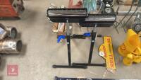 2 X TELESCOPIC ROLLER STANDS - 2