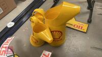 3 X SHELL FUEL JUGS - 3