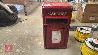 IRON POST BOX C/W KEYS - 2