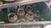 LARGE QTY OF GLASS JARS - 3