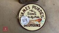 JAMES PURDY SIGN & DOG ORNAMENT - 3