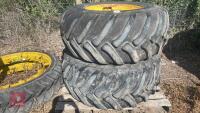 2 TRELLEBORG 600/60-30.5 TRACTOR TYRES - 7