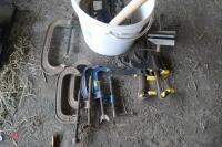 BUCKET OF G CLAMPS & OTHERS - 2