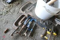 BUCKET OF G CLAMPS & OTHERS - 3