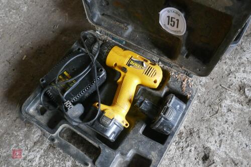 DEWALT BATTERY DRILL