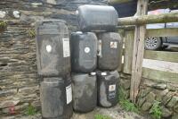 7 ASSORTED STORAGE BARRELS - 3