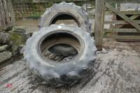 2 X 13.6 R24 TRACTOR TYRES - 8