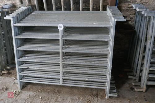 10 X 4' GALV SHEEP HURDLES