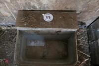 2 FISHER GALV WATER TROUGHS - 2