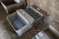 2 FISHER GALV WATER TROUGHS - 7