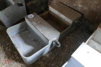 2 FISHER GALV WATER TROUGHS - 5