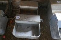 2 FISHER GALV WATER TROUGHS - 6