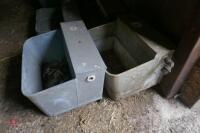 2 FISHER GALV WATER TROUGHS