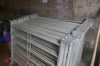 10 4' GALVANISED SHEEP HURDLES - 2