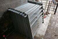 10 4' GALVANISED SHEEP HURDLES - 3