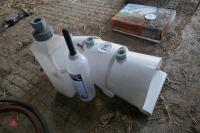 3 HOOK-OVER MILK FEEDERS & BOTTLES - 3