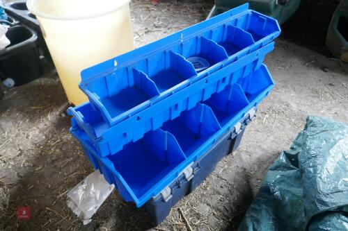 STORAGE RACKS, TOOLBOX & TOW ROPE