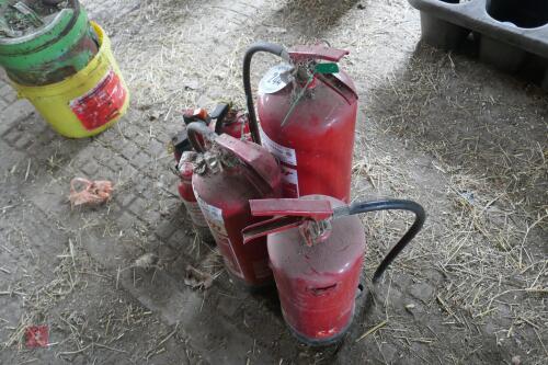 QTY OF EXTINGUISHERS