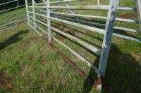 2 X 12' GALVANISED FIELD GATES - 2