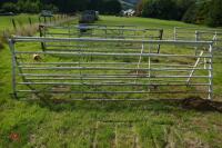 2 X 12' GALVANISED FIELD GATES - 6