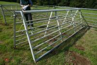 2 X 12' GALVANISED FIELD GATES - 10